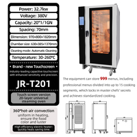 Fonction de nettoyage automatique d'écran tactile de four à vapeur commercial de précision professionnelle de 380V combinant l'équipement de cuisson pour le Commercial