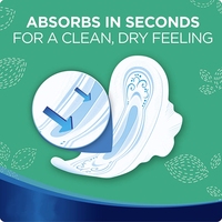 Almohadillas femeninas ultrafinas para mujeres Extra largas Super absorbente con alas sin perfume