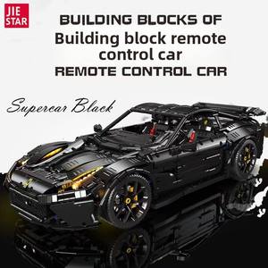 Jiexing 91101 ABS Voiture de course à l'échelle 1:8, jouet de construction pour garçons, modèle à assembler et à exposer de 40 pièces, vente en gros - Product Image 2