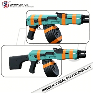 Jinmingjia Gel Ball RPK <span class=keywords><strong>Blaster</strong></span> Pistolet Jouet Électronique Automatique Splatter Sécurité Unisexe Adulte Extérieur 14 ans + Nylon Matériel Couleur - Product Image 4