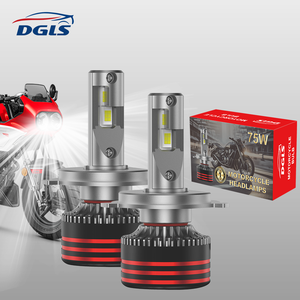 Faro LED per Moto DGLS M8 PRO Bicolore 150W Bianco Giallo con Fascio Alto/Basso e Mini Faretto di Guida - Product Image 1