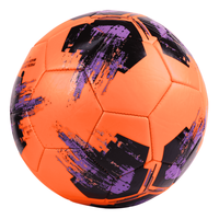 Ballon de football en cuir PVC personnalisé avec logo Aiju, tailles 2, 3, 4, 5, durable, cousu à la machine, haute qualité, professionnel, extérieur, tendance