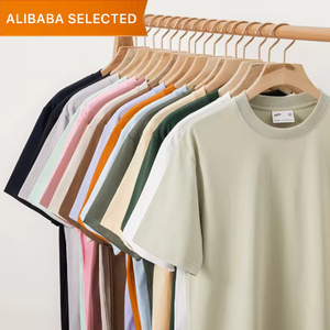 T-shirts pour hommes grande taille Fabricant de vêtements Vente en gros Personnalisé 240g 100% coton T-shirt uni à épaules tombantes - Product Image 1