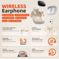 Écouteurs sans fil QERE E38 TWS Bluetooth, écouteurs intra-auriculaires, écouteurs Bluetooth
