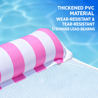 Aufblasbare PVC-Pool-Hängematte, faltbares Wasserbett, Wasserliege, Wasserfloß für Strand- und Poolnutzung