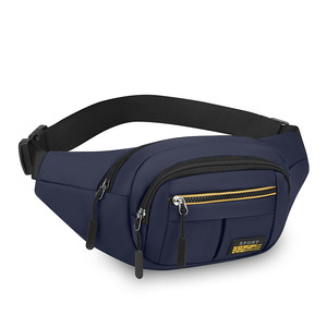 Men's Chest Bag Oxford Cloth Water Resistant Waist Pack Outdoor Sport Casual Shoulder Crossbody Bag Gray Black Green Blue - Product Image 5