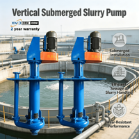 Tauchfähige Abwasserpumpe Verschleißfeste Vertikale Tauchschlammpumpe für Abwasser- und Schlammbewältigung