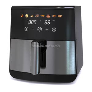 AiFA <span class=keywords><strong>XL</strong></span> AirFryers acciaio inossidabile alla moda elettrodomestici da cucina per uso domestico senza olio digitale intelligente 8 litri friggitrici ad aria calda Grill - Product Image 1