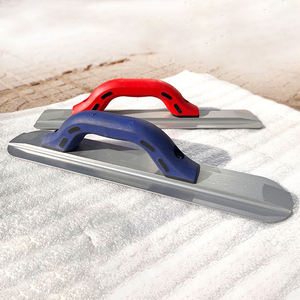 Ergonomic Plaster Trowel 18 In Stainless Steel Blade Flat Handle With Anti Slip Texture Industrial Grade Construction <b>Tool</b> - Product Image 4