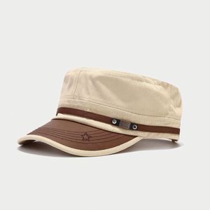 Wholesale PU Leather <b>Flat</b> Top Baseball <b>Cap</b> Twill Camp Hat Curved Brim Bill Women Outdoor Casual Sun Sport <b>Cap</b> for <b>Men</b> - Product Image 3