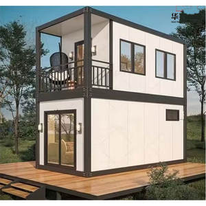 Mejores Precios Casa Modular Villa Personalizada de 20 Pies, Edificio de Oficinas Plegable Desmontable, Casa Contenedor Prefabricada para Uso como Dormitorio de 40 Pies - Product Image 2