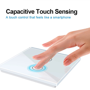 AC100-240V <span class=keywords><strong>LED</strong></span> Đèn nền Bảng điều chỉnh EU cảm ứng chuyển đổi Tempered Tinh thể thủy tinh tường ánh sáng cảm biến chuyển đổi cho nhà điều khiển từ xa thiết bị chuyển mạch - Product Image 3