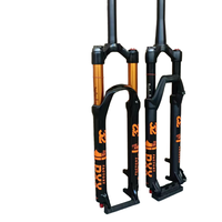 Fourche de vélo de montagne à suspension pneumatique avant avec frein à disque en alliage d'aluminium léger pour BMX et vélos de route