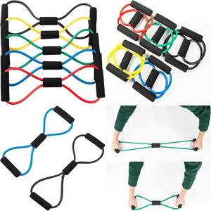 Corde de Tension <span class=keywords><strong>Extenseur</strong></span> de Poitrine en Forme de 8 Corde de Traction d'<span class=keywords><strong>Exercice</strong></span> de <span class=keywords><strong>Musculation</strong></span> - Product Image 4