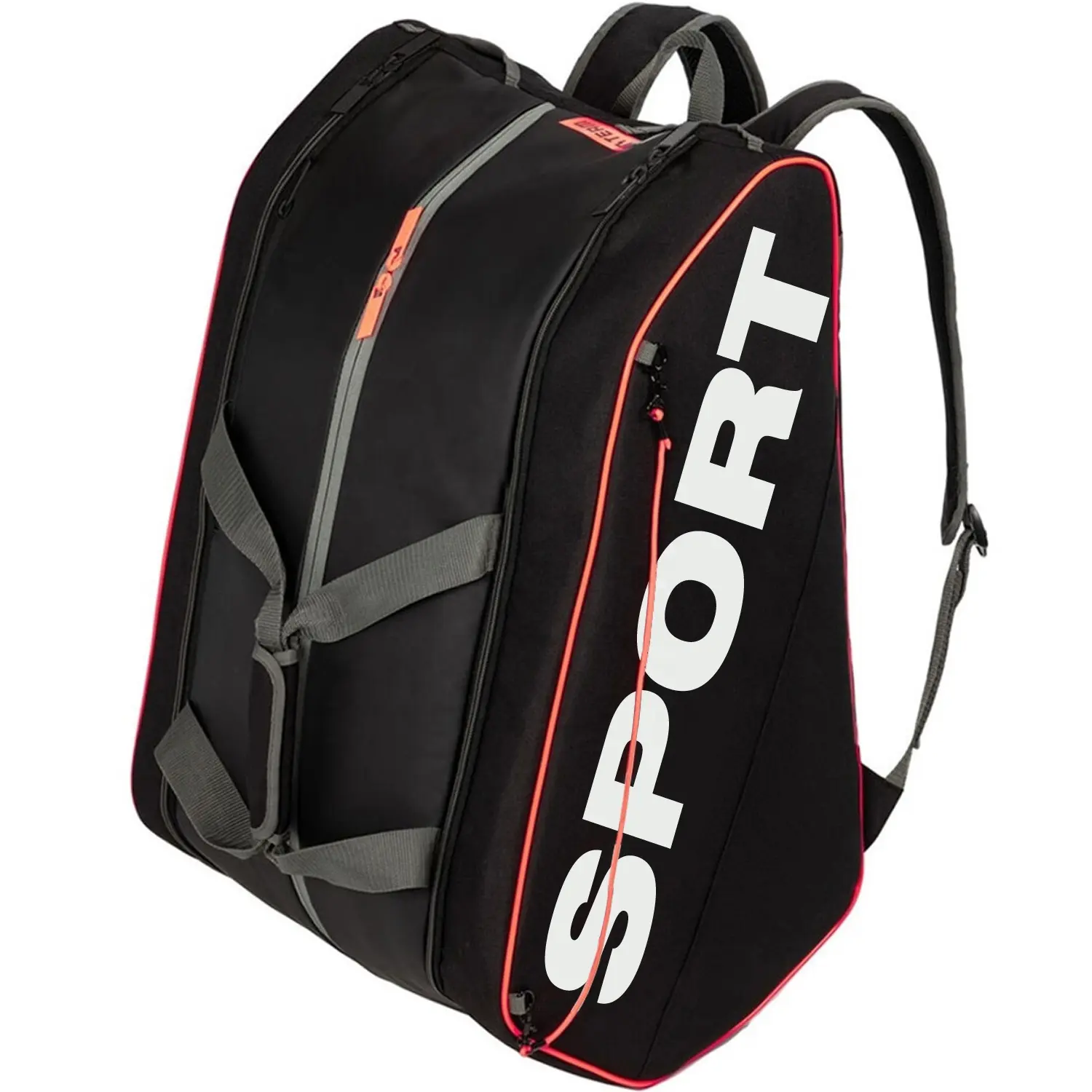 Personalizado Grande Tênis e Pickleball Padel Ball Tour Tote Sports Duffel Bag Softback Acessório com armazenamento de sapatos e refrigerador