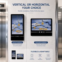 Pantalla Publicitaria Premium para Ascensores, Cartel Digital LCD IPS con Animación para Vestíbulos de Hoteles, Apartamentos y Centros Comerciales