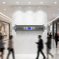 Amplificateur de puissance de classe D série NX 1U, 2/4 canaux, 600W, 800W, 1600W, 2000W, amplificateur audio professionnel pour enceintes de scène, caissons de basses