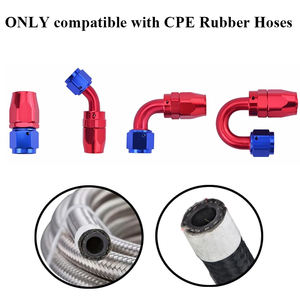 通用赛车零件AN4 AN6 AN8 AN10 AN12 AN16 AN20铝燃油管路旋转软管端部配件 - Product Image 6