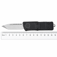 Mini couteau pliant de poche pour l'extérieur, acier inoxydable 440C, lame de 3,0 mm, manche en alliage de zinc, outil de camping multifonctionnel