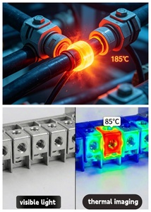 Capteur d'imagerie thermique infrarouge à pile thermique 8x8 sans contact, 89Hz, haute fréquence d'images, Modbus RS485, IP65, <span class=keywords><strong>détecteur</strong></span> industriel - Product Image 3
