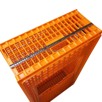 Caisse de transport pour volailles vivantes YZB LMC01, boîtes à canards, cage de transport pliable en plastique pour poulets
