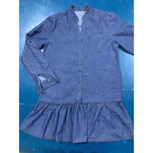 Chemise décontractée <span class=keywords><strong>en</strong></span> jean à manches longues et col <span class=keywords><strong>en</strong></span> V, mini-jupe courte d'été, Saias Faldas Jupe <span class=keywords><strong>En</strong></span> Robe <span class=keywords><strong>Jeans</strong></span> <span class=keywords><strong>Short</strong></span> Dress Pour Femme pour femmes - Product Image 4