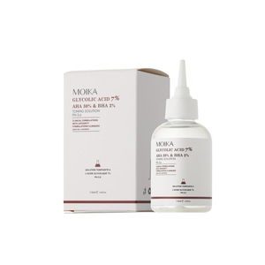 Solution tonifiante à l'acide glycolique 7% Moika 110ml, exfoliant AHA BHA pour le soin de la peau du visage - Product Image 3