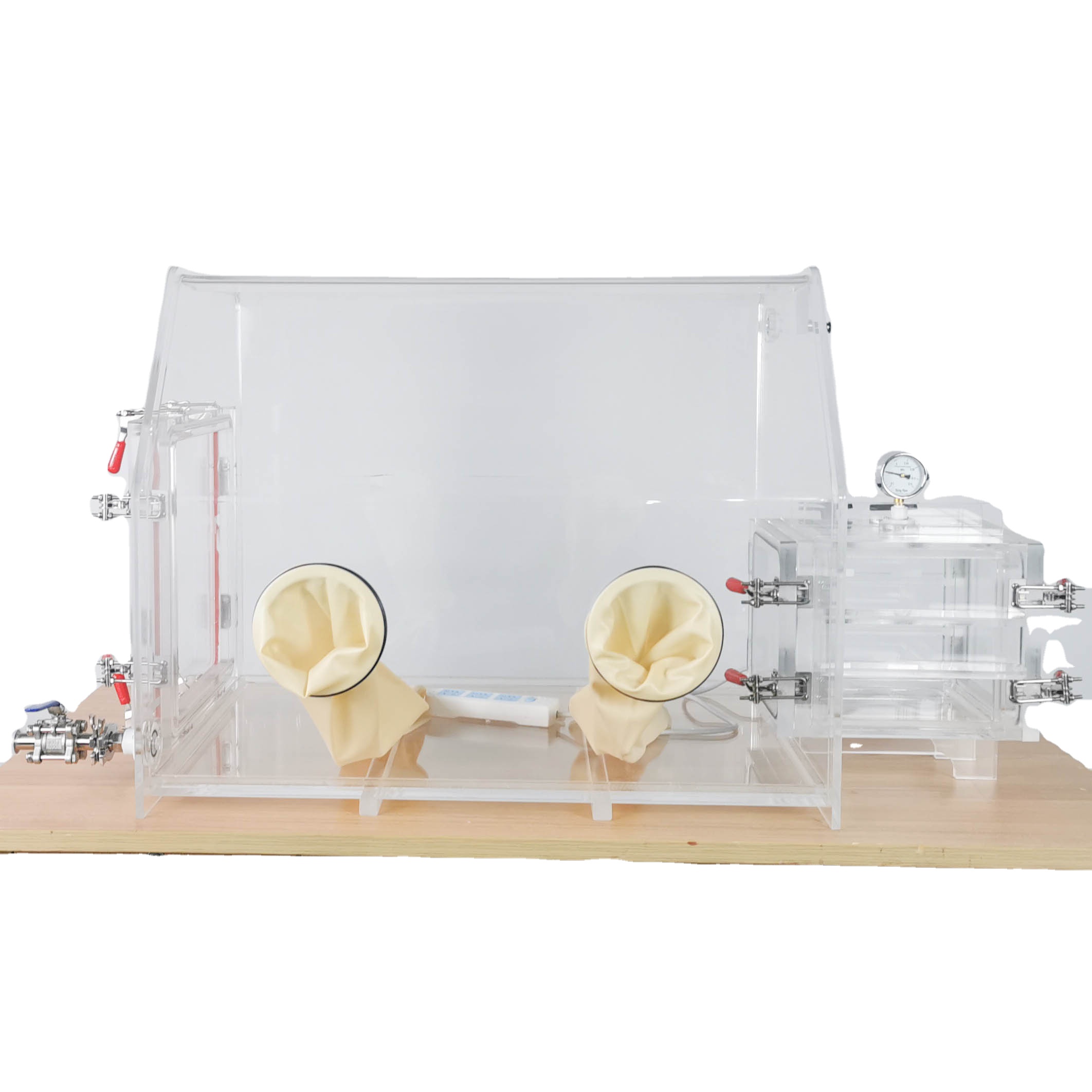 AGB-4B дешевая прозрачная давление батарея лабораторных исследований, медицинский фармацевтический порошок камеры акриловые подсветки перчаточного ящика