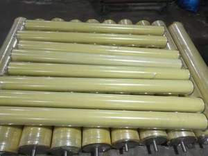 Yüksek Dayanımlı Endüstriyel Poliüretan PU Rulo Kauçuk Kaplamalı Konveyör Tahrikli Rulo Konveyör - Product Image 4