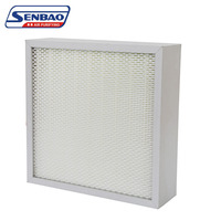Filtre HEPA à gel latéral pour réservoir de colle, système AHU, qualité moyenne, pour usage industriel, en papier de fibre de verre USA