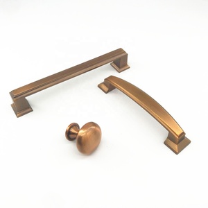 Zinc Handle and <strong>Knob</strong> Kosin China CX180 Brass Zinc Classical Vintage Bronze Solid Wardrobe <strong>Door</strong> Handle - Product Image 5