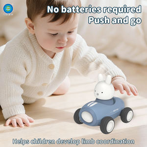 Jouet Montessori Électrique Sûr pour Bébés et Tout-Petits : Lapin Sensoriel Mignon à Friction avec Lumières et Musique en Plastique ABS - Product Image 6