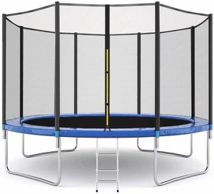Hot Sale Indoor/Outdoor Playground <strong>Trampoline</strong> <strong>Net</strong> Professional PVC Steel Kids' <strong>Trampoline</strong> Park for Girls Commercial Use Blue - Product Image 3