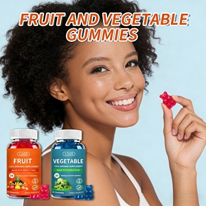 OEM/ODM オーガニックフルーツ＆野菜サプリメント 45種類のフルーツと野菜のグミ 大人・子供向け ビタミン剤 グミキャンディ - Product Image 2