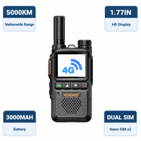 KENEARD KE-996 4G LTE pour talkie-walkie longue portée mondial double SIM 3000 mAh 150H en veille Type-C Logistique Sécurité