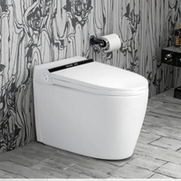 Toilette intelligente moderne de luxe AI WC certifiée, bidet intelligent pour salle de bain, toilette flottante Horow T38 avec intelligence intelligente