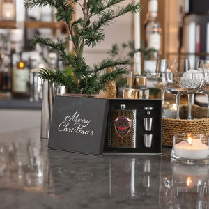 Shunstone 8oz 위스키 힙 플라스크 2 스테인레스 스틸 컵 선물 상자 참신함 생일 위스키 선물 세트 남성용 - Product Image 6