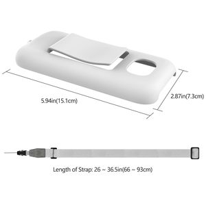 Amazear Kit de sangle de support de batterie durable de couleur blanche facile à installer pour Apple Vision Pro - Product Image 1