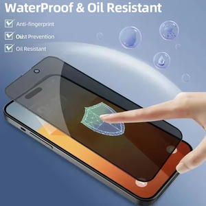 กระจกนิรภัยกันรอยแบบป้องกันการมองเห็น 9H คุณภาพสูง สำหรับ <span class=keywords><strong>iPhone</strong></span> 17 16 15 14 Pro Max Plus - Product Image 2