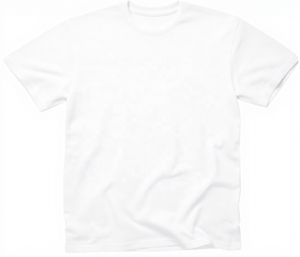 Men's <b>White</b> 100% Cotton Short Sleeve Turtleneck Regular Fit Formal T-<b>Shirt</b> Solid Color Jersey Knitted <b>Plain</b> Dyed Eco-Friendly - Product Image 1