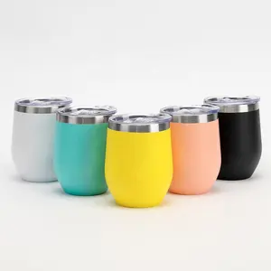 Hot Selling 10oz /12oz/ 16oz Double Wall Stainless Steel Insulated Wine Tumbler