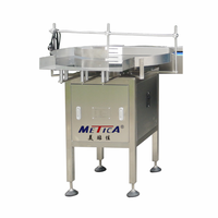Alimentateur de bouteilles en verre/plastique et table tournante faciles à utiliser, fabriqués en usine à Shanghai