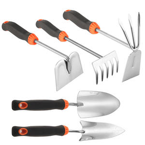 Bis Sichuan 5 Piece Gardening Tools Set Stainless Steel Hand Trowel Rake Cultivator For Garden <b>Planting</b> Digging <b>Soil</b> - Product Image 1