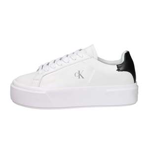 Sneakers da Donna Calvin Klein Bianche e Nere con Suola Chunky, Scarpe Casual alla Moda - Product Image 1