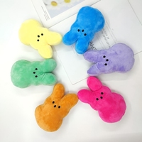 Usine Pas Cher 15cm Coloré Pâques Peep Mini Mignon Lapin En Peluche Jouet Poupée Cadeau Décoration