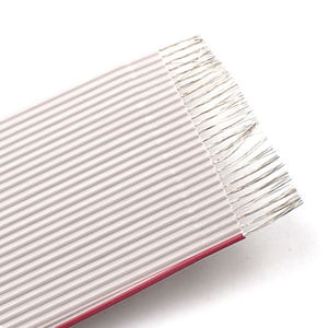 AWM 2651 кабель 14pin 16pin 18pin 20pin 24pin 24pin плоский кабель UL2651 24AWG 26AWG 30AWG серый плоский ленточный кабель - Product Image 1