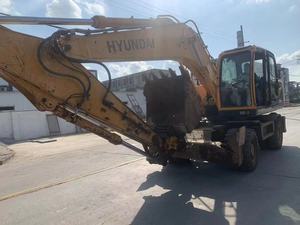 Excavadora de ruedas Hyundai usada, excavadora de ruedas de segunda mano Hyundai 210w-9 210, R210W 21ton, a la venta - Product Image 5