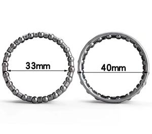 Juego de rodamientos AISI estándar 5/16x9, retenedor de bolas de acero al carbono, Pedal, horquilla delantera, auriculares, bujes de eje para bicicleta, bolas de acero inoxidable - Product Image 5