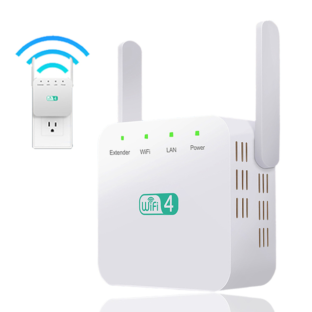 OEM ZP300 300Mbps WiFi Range Extender with 2*2DB Antennas 2.4GHz Long Range Repeater Booster