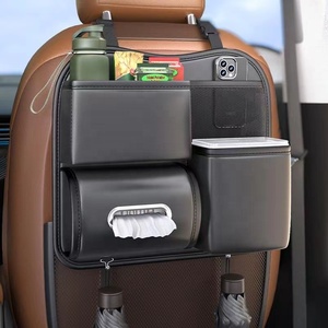 Organisateur de voiture transfrontalier multifonctionnel pour dossier de siège arrière, avec porte-mouchoirs et poche suspendue, grande capacité - Product Image 1